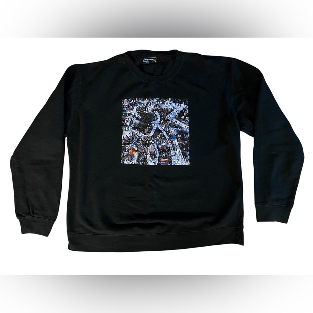 THE HUDREDS Graphic Pop Art Crewneck Sweatshirt Adam Bomb Sz L Streetwear‎